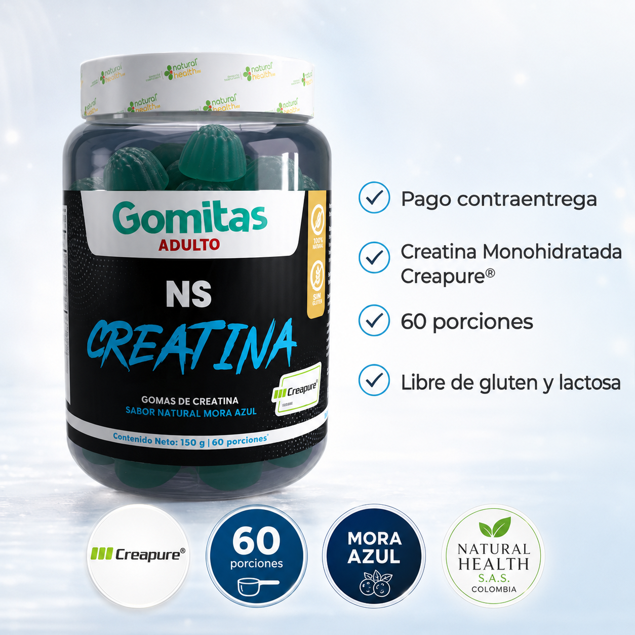 NS Creatina Gummies Adulto Creapure®