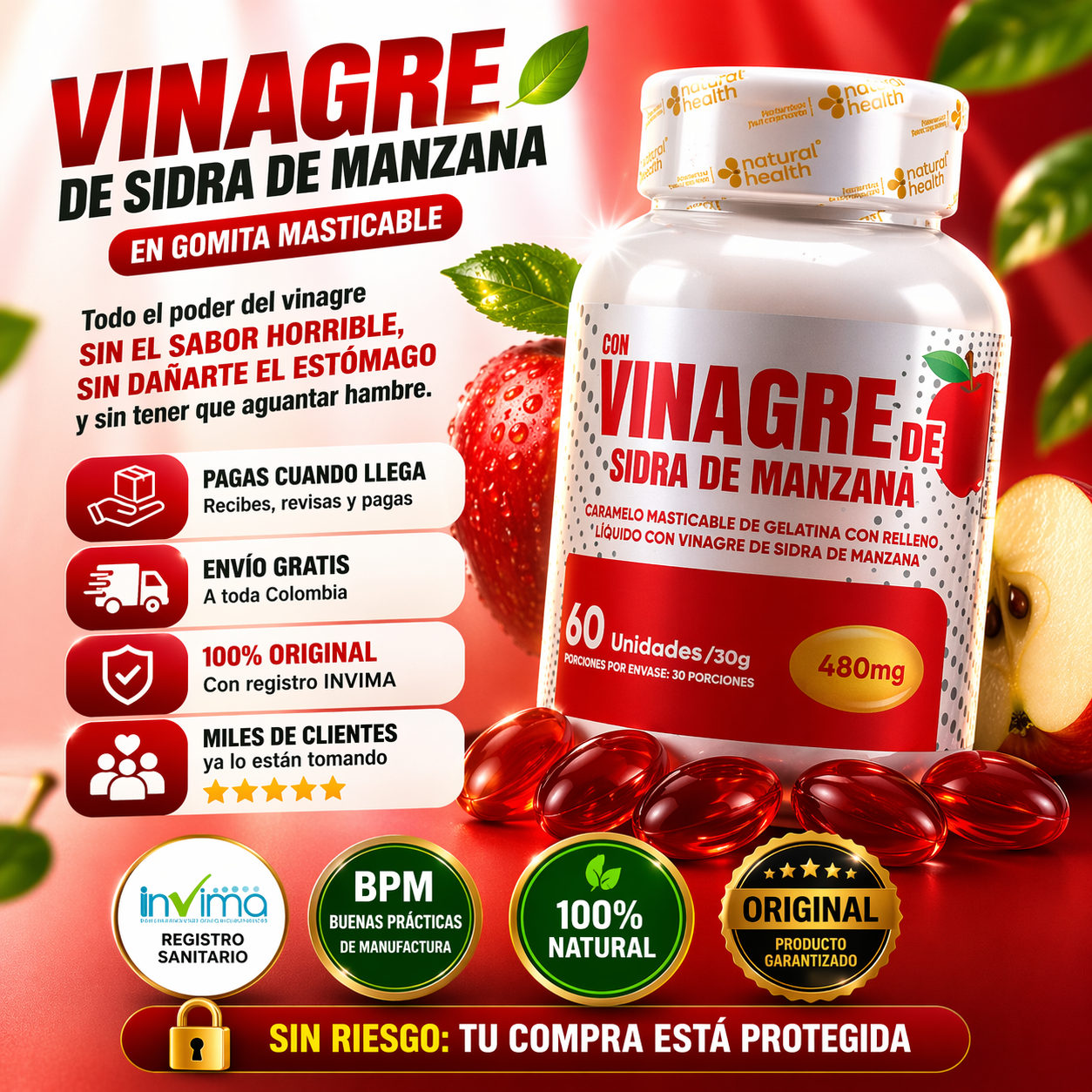 Vinagre de Sidra de Manzana